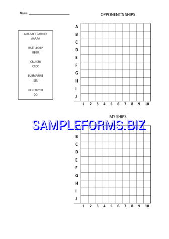 Battleship Game Template-Walle pdf free
